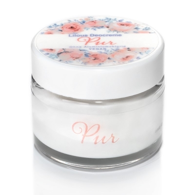 Deocreme Pur Vegan Parfüm- und Alumiumfrei